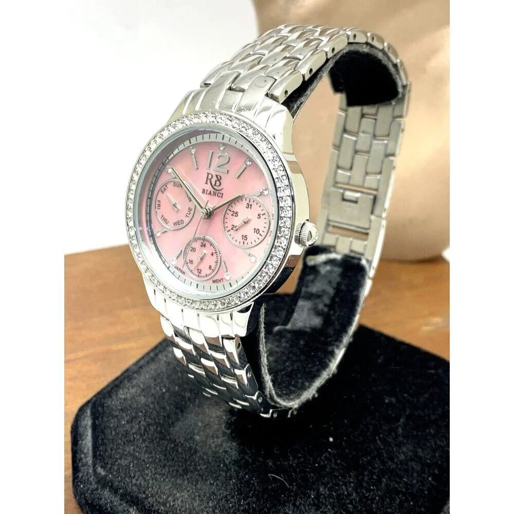 Roberto Bianci Women's Watch RB0842 Valentini Quartz Pink Mother of Pearl Dial